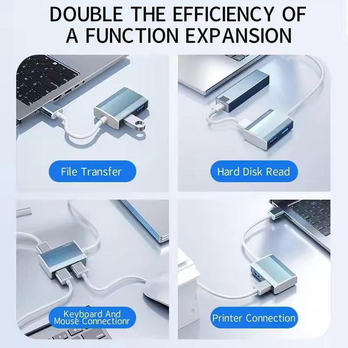 4-in-1 USB-C Docking Station