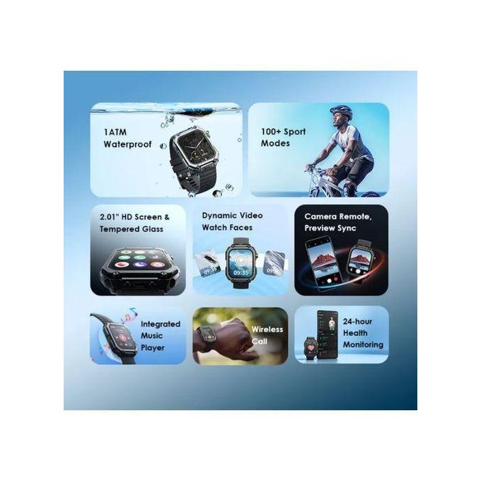 Oraimo Nova V 2.01 HD Video Smart Watch with Custom Watch Faces