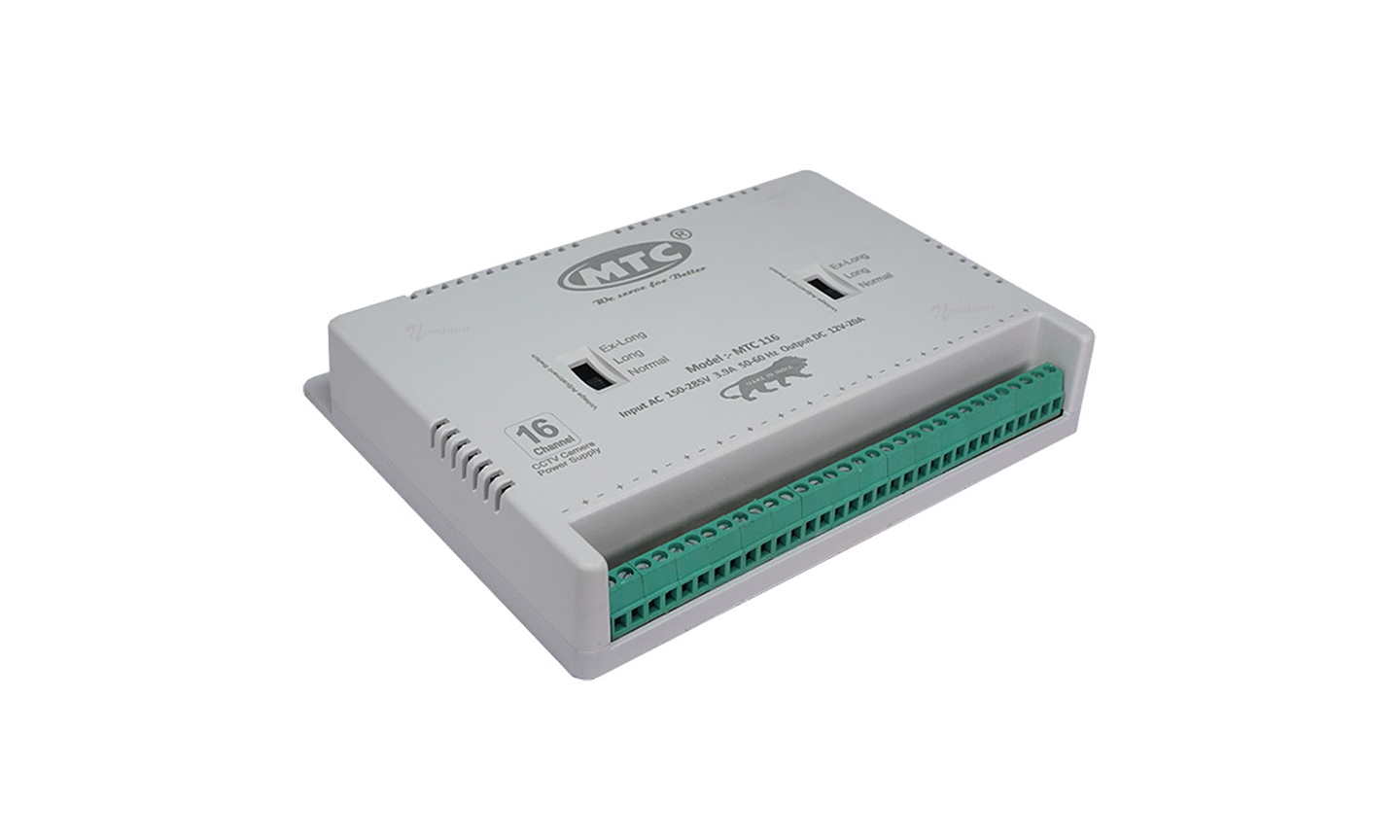 Sturnus 16-Channel CCTV Power Supply, 12V / 20A