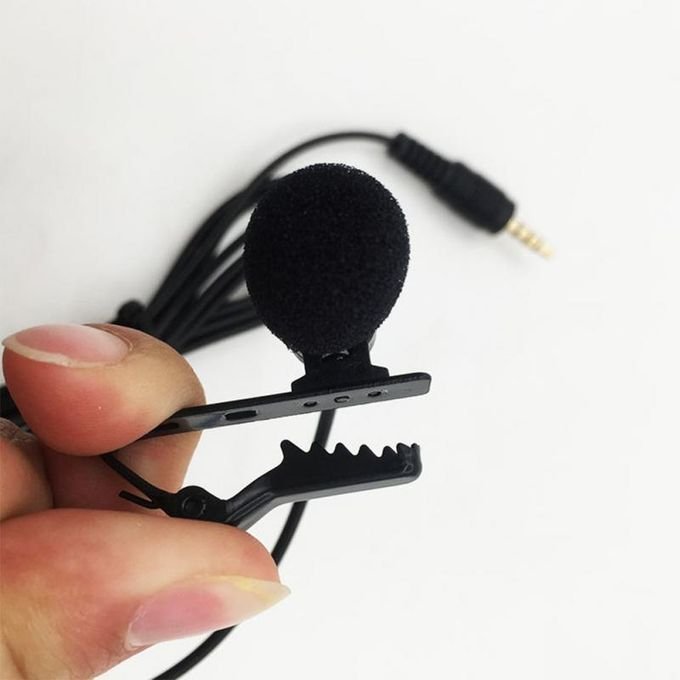 1.5m Lapel Microphone with 3.5 mm Clip-On for Lectures and Speaking in kumasi