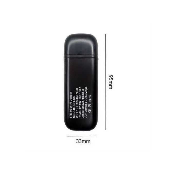 150Mbps 4G LTE Wireless USB Modem Stick – Mobile Broadband Router for Home and Office with 4G SIM Card and WiFi Adapter — product view 2