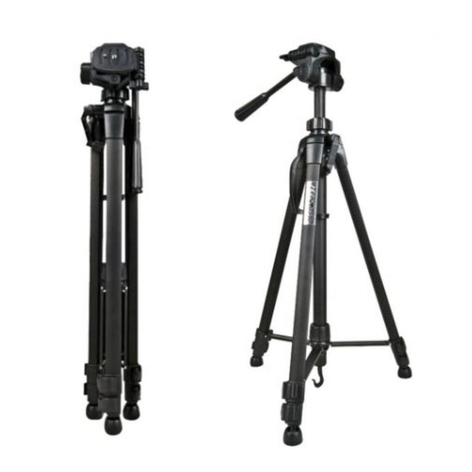 6ft Black Camera and Camcorder Tripod