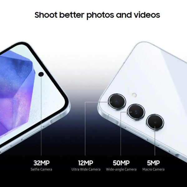 Samsung Galaxy A55 with 8GB RAM and 128GB Storage