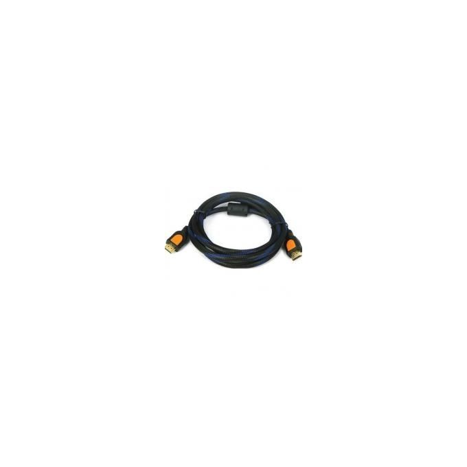 1.8m Black HDMI Cable with Triple Shielding