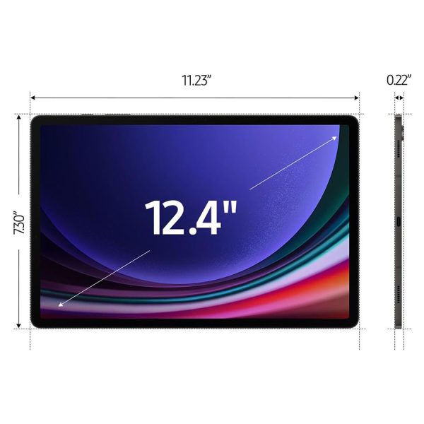 Samsung Galaxy Tab S9 Plus with 12GB RAM and 256GB Storage – 12.4-Inch Display