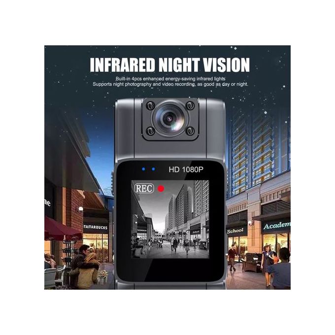 Compact 1080P HD WiFi Digital Camera, Mini Portable Law Enforcement Recorder