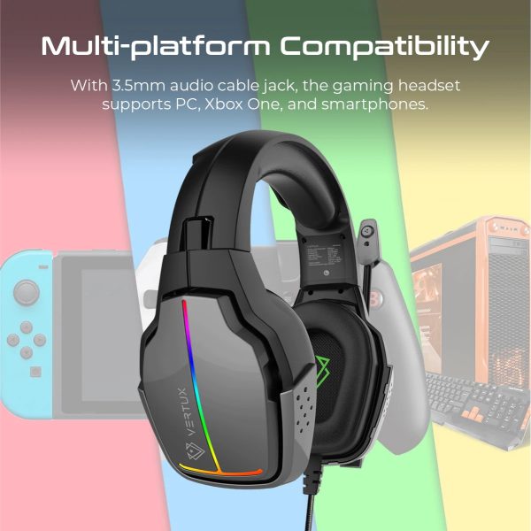 Vertux Immersive Gaming Headset with High Definition Audio