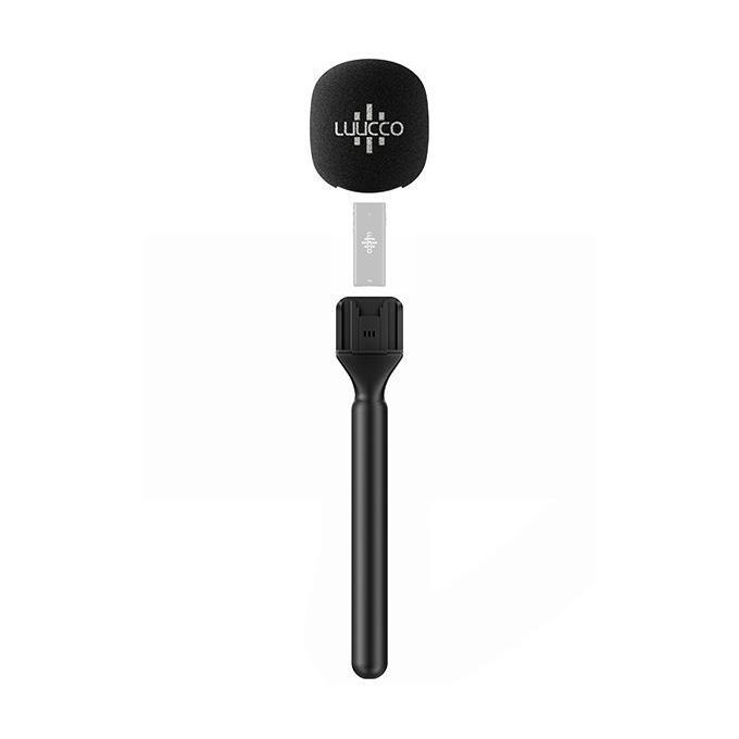 Wireless Handheld Adapter for Compact Microphones – Black — product view 2