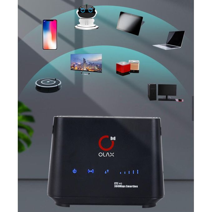 OLAX AX5 PRO Universal 4G LTE Router – Black Color