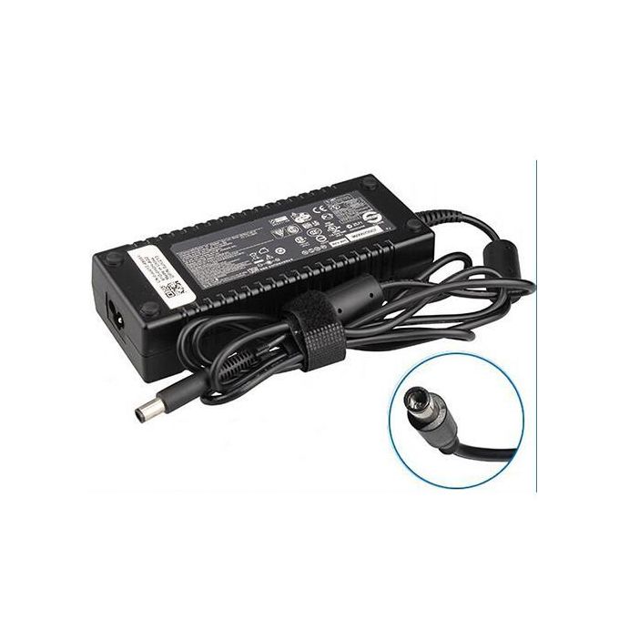 HP 65W Big Pin Laptop Adapter Replacement - Black with Fused Power Cable