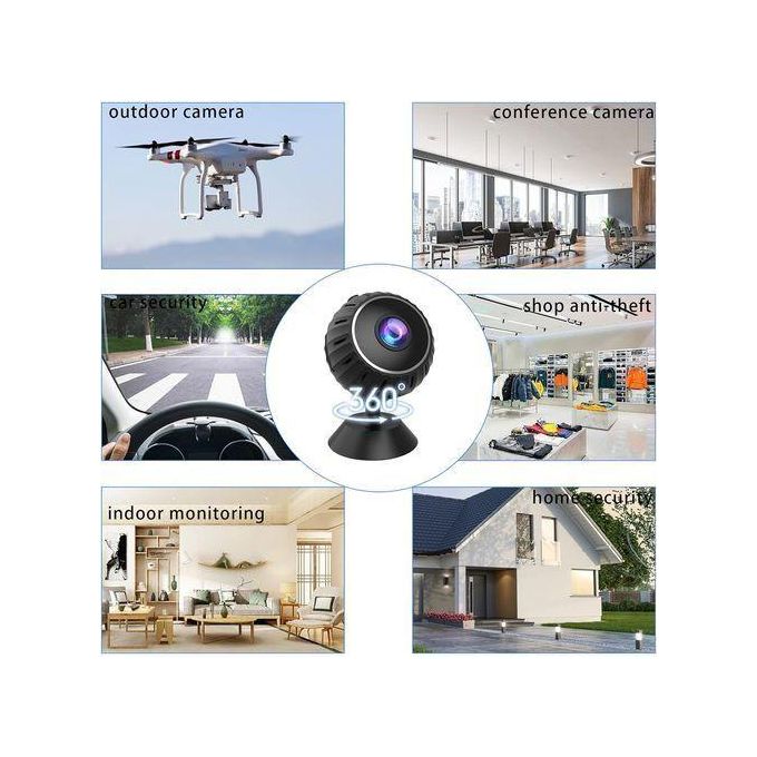 X10 Mini WiFi Surveillance Camera – 1080p – Black — product view 3