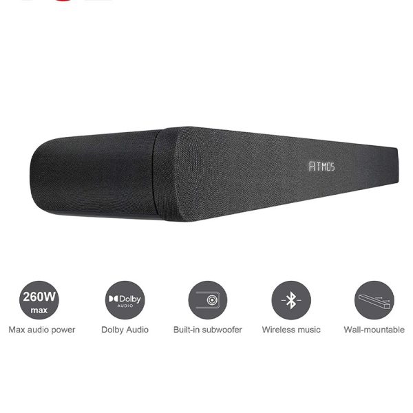 TCL 2.1 Channel Sound Bar with 260W Power — product view 4