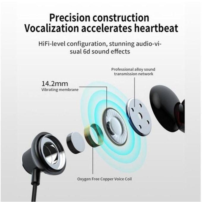 Langsdom L5Max Bluetooth Neckband – 170 Hours of Playtime – Black