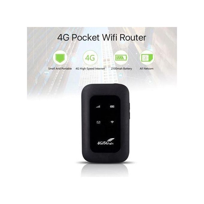 Portable 4G LTE Mobile Wi-Fi – Black