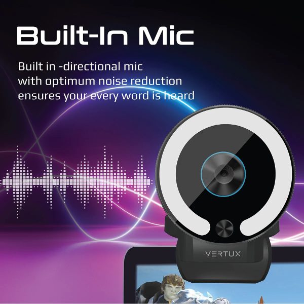 Vertux Odin 4K Ultimate Webcam for Unmatched Clarity — product view 3