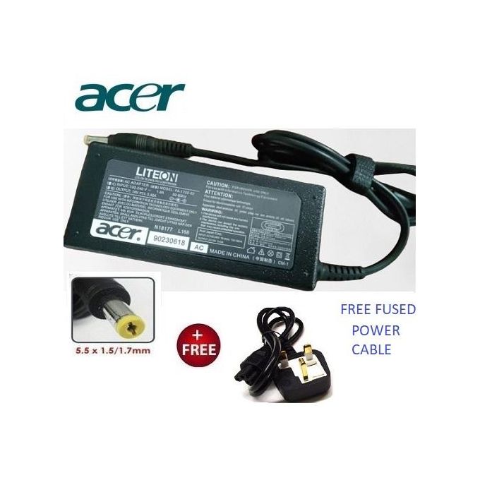 Acer 19V Laptop Replacement Power Adapter
