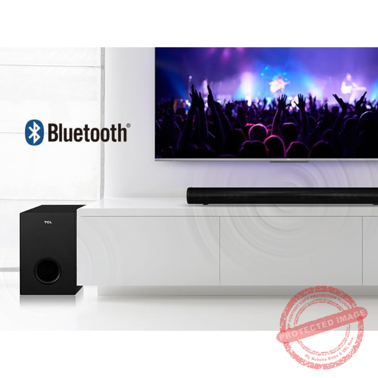 TCL 200W 2.1 Channel Alto 5+ Home Theater Soundbar with Wireless Subwoofer | Bluetooth 5.1, Custom Sound Modes, Remote Control, HDMI ARC, and USB [S522W]