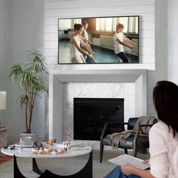65-Inch Samsung 4K QLED Smart Frame Satellite TV