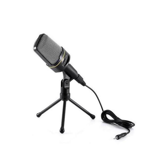 Silver Desktop/Tabletop Condenser Microphone