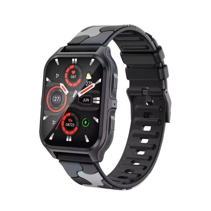 Colmi New 1.9-Inch Outdoor Smartwatch with Calling Feature, IP68 Waterproof, Black