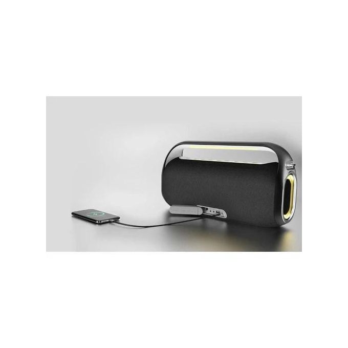 HiFuture MusicBox 100: High-Powered Wireless Bluetooth Speaker Featuring Dual Microphones