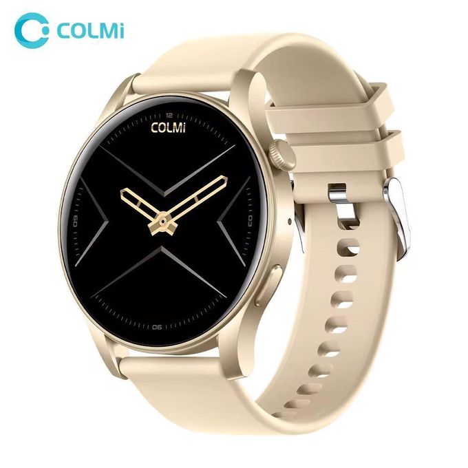 Colmi V73 Smartwatch with 1.43-inch AMOLED Display - Gold