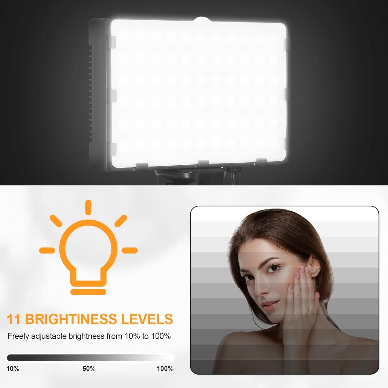 Buy Emart LED Video Light 11 Brightness4 Color Filters Dimmable Photography Continuous Table Top Lighting in Kumasi