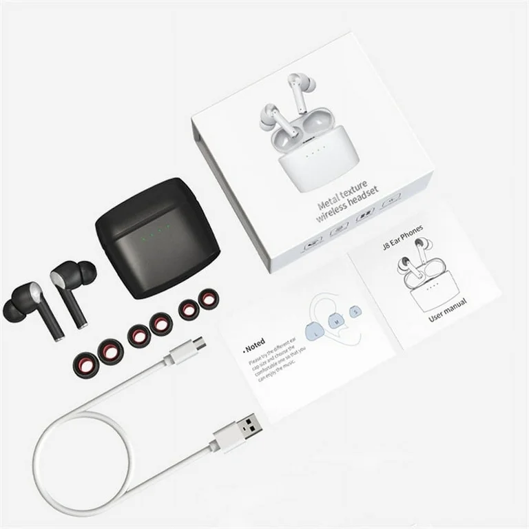 Buy J8 Anc Tws Bluetooth 5.2 Earphones Wireless Active Noise Canceling Low Latency 4 Mic ENC Headphones in Kumasi