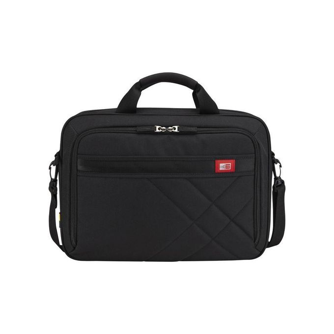 Case Logic DLC 115 Black Top-Load Briefcase for 15.6” Laptops – Business Casual Style