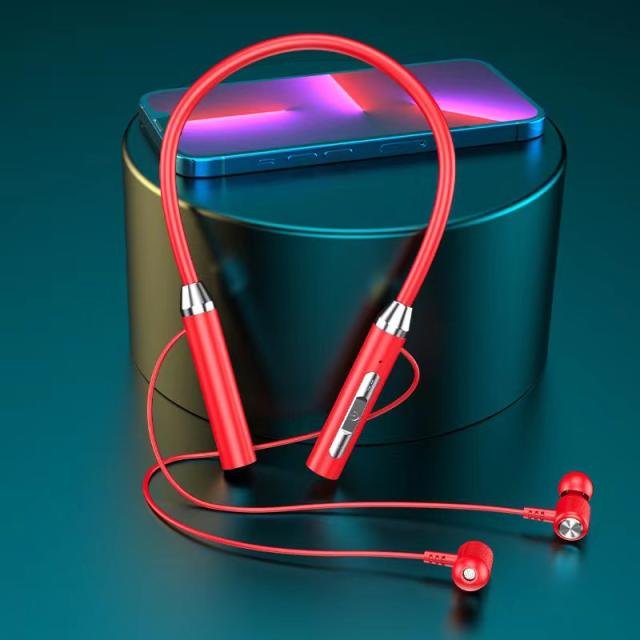 Buy New Bluetooth earphones, in ear neck hanging sports earphones, super long standby battery life, universal mobile phone in Kumasi