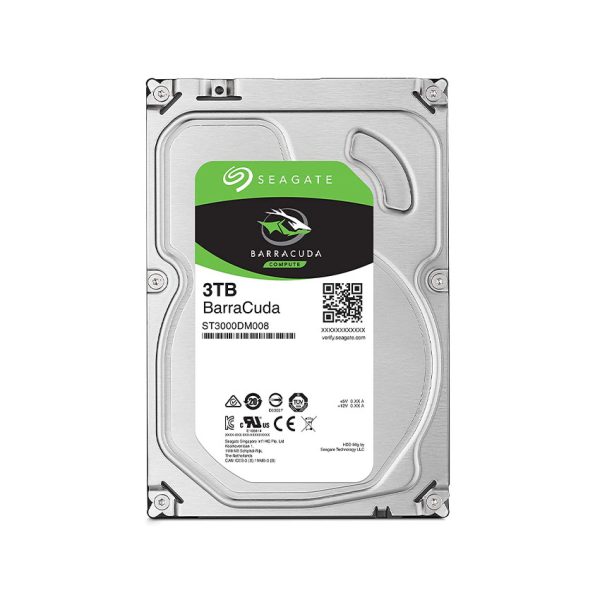 Seagate Barracuda 3TB Desktop Hard Drive – Model ST3000DM008