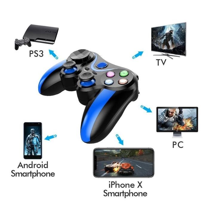 BLACK WIRELESS BLUETOOTH GAMING CONTROLLER in kumasi