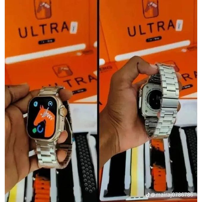 Authentic 7-in-1 Ultra Max 2 Smartwatch – Silver