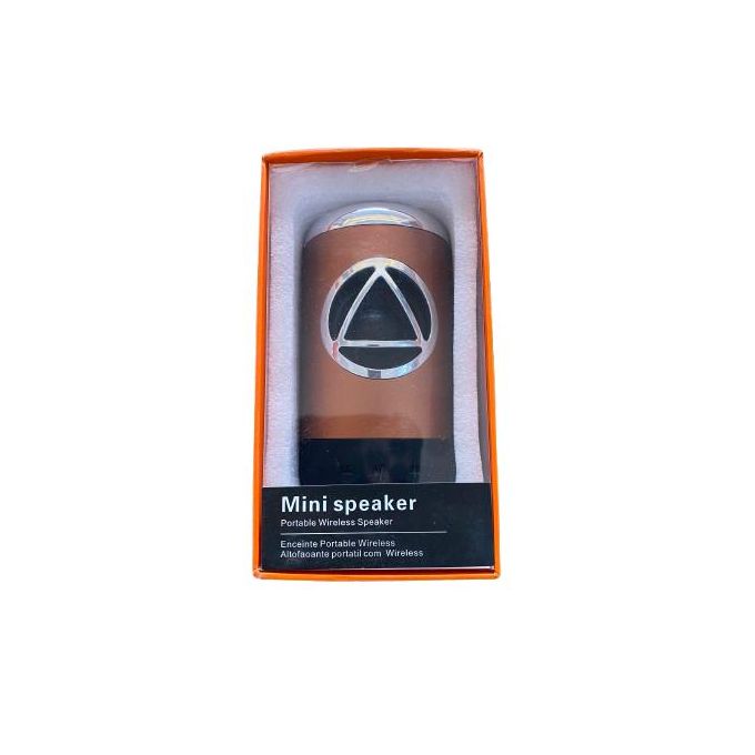 Compact Wireless Bluetooth Speaker with Powerful Bass, LED Light, and Rechargeable Battery – Works with Phones, Laptops, and Tablets