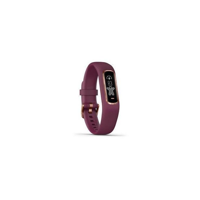 Garmin Vivosmart 4 Fitness Tracker with Wrist Heart Rate Monitor – Berry/Rose Gold Size S/M