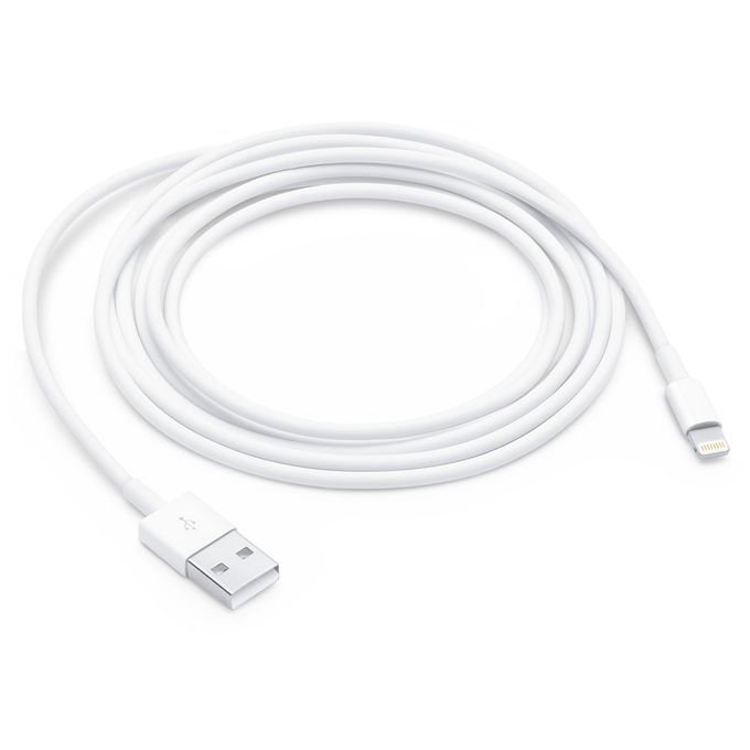 2M White Charger Cable for iPhone