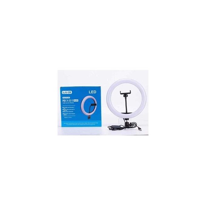 LJJ-36 14-Inch USB Plug LED Ring Light – Black and White
