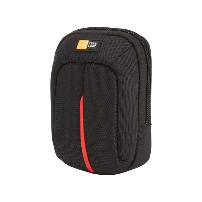 Case Logic Small Nylon Camera Bag – DCB301K – Black and Red — product view 3