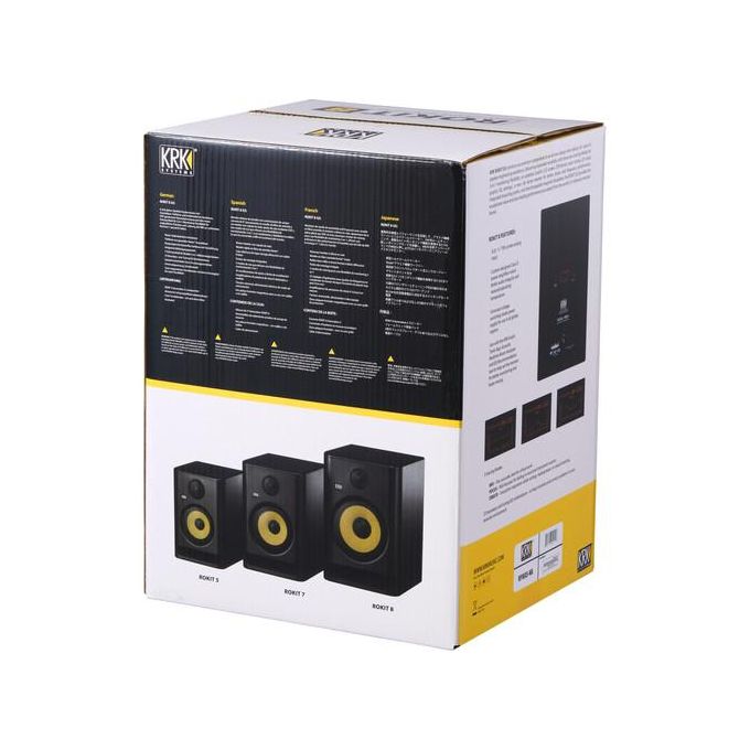 Krk KRK-ROKIT 8 G5 8-Inch Dual-Channel Active Studio Monitors (Black, Set of Two)