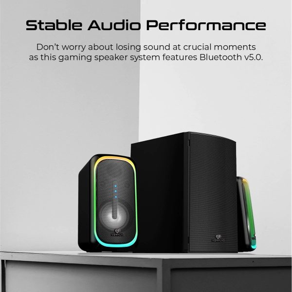 Vertux 50W Gaming Speaker with Surround Sound