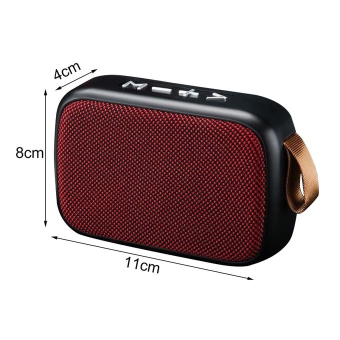 Portable Mini G2 6D Bass Bluetooth 4.2 – Black in kumasi