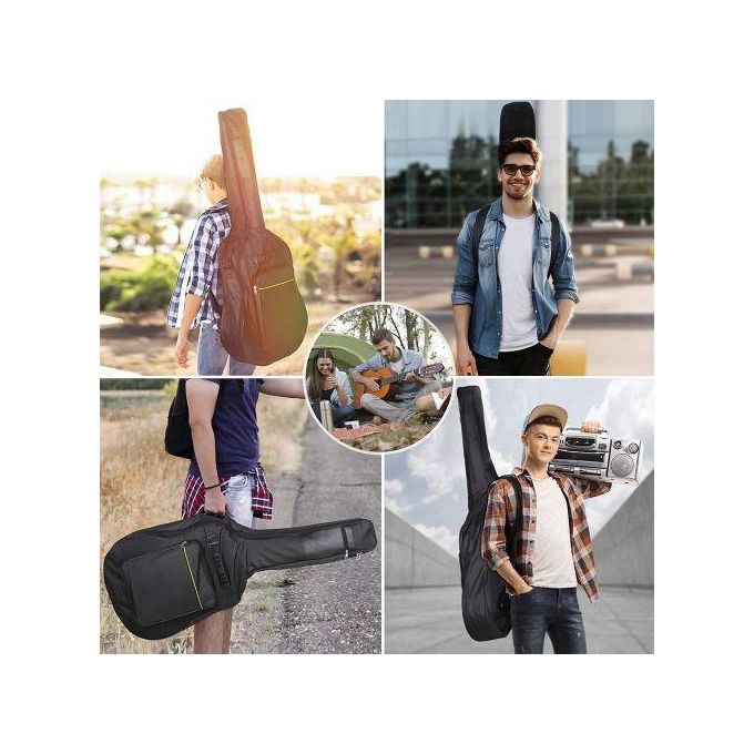41-Inch Acoustic Guitar Case with Padded Protection and Dual Adjustable Shoulder Straps — product view 4