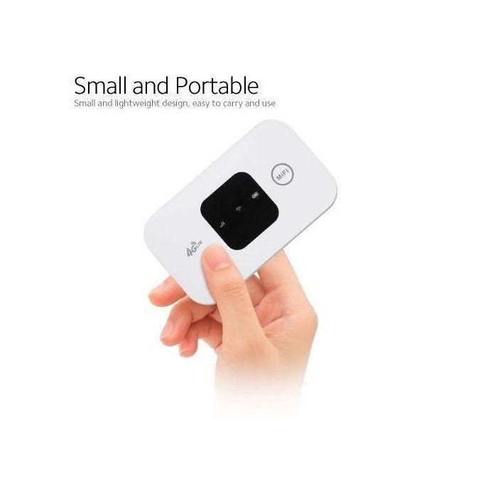 Portable Universal 4G LTE Mobile MiFi (MF800b) – 2100mAh – White