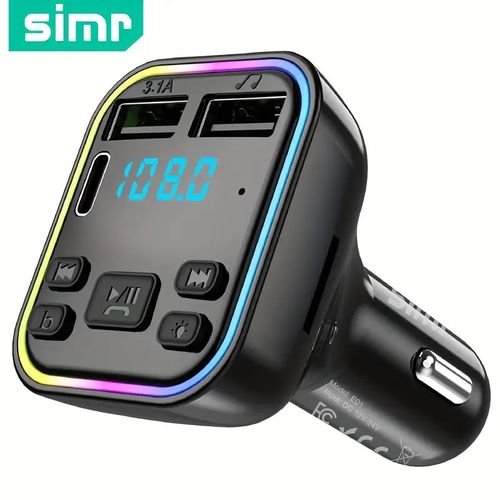 Buy Dual USB PD Type-C Charger Bluetooth 5.0 Car Wireless FM Transmitter Adapter in Kumasi