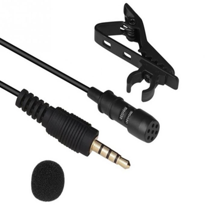 1.5m Lapel Microphone with 3.5 mm Clip-On for Lectures and Speaking in kumasi