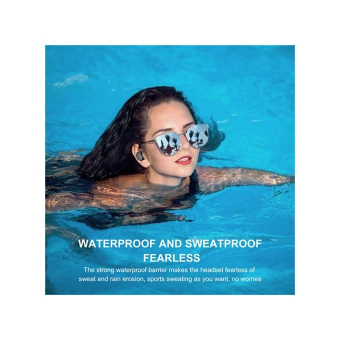 Fingerprint Touch Bluetooth Headset Noise-cancelling Stereo Headset