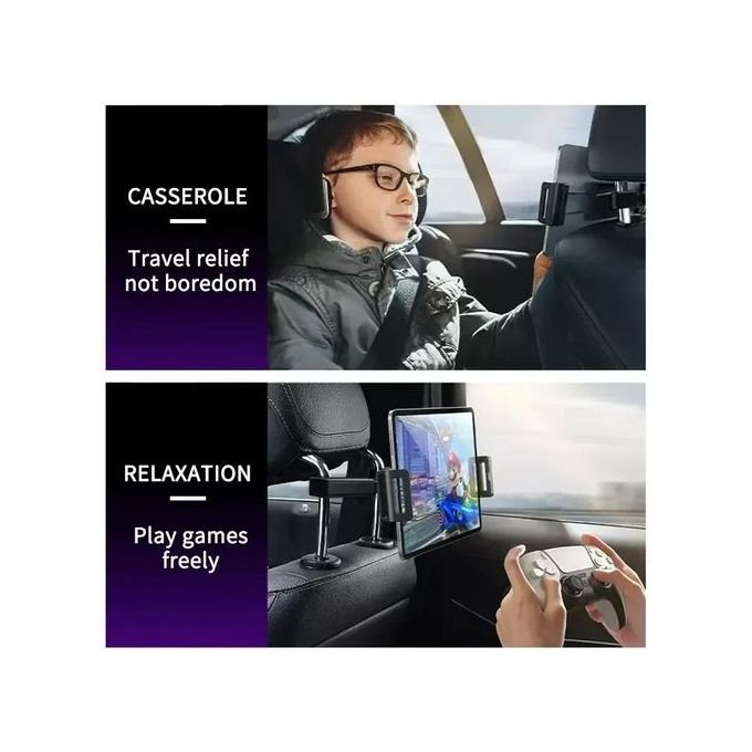 Black Car Headrest Holder for Mobile Phones and iPad Tablets in kumasi