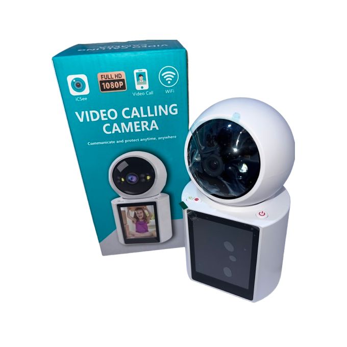 White HD WiFi Camera with One-Touch Video Calling
