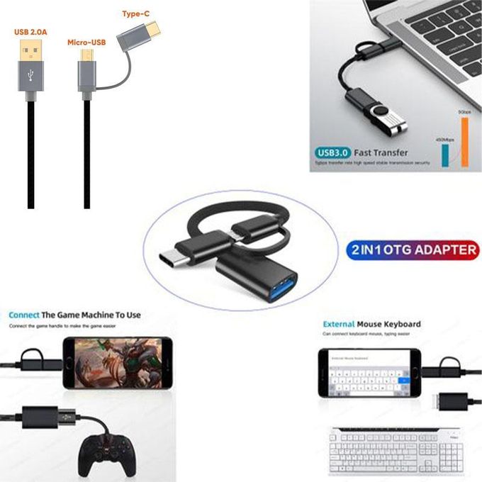 GtyGo 512GB OTG USB Flash Drive with USB 3.0 and Type-C Adapter – 3 Units per Set