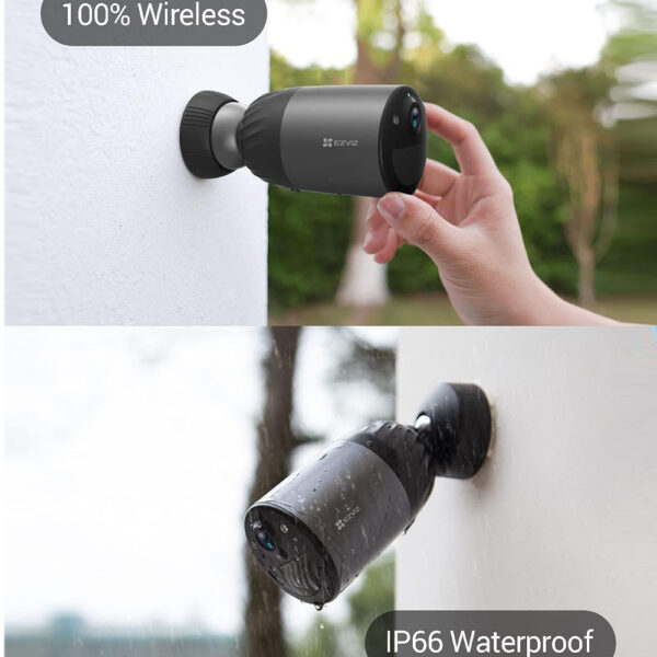 EZVIZ 4K WiFi Smart Bullet Camera with Battery